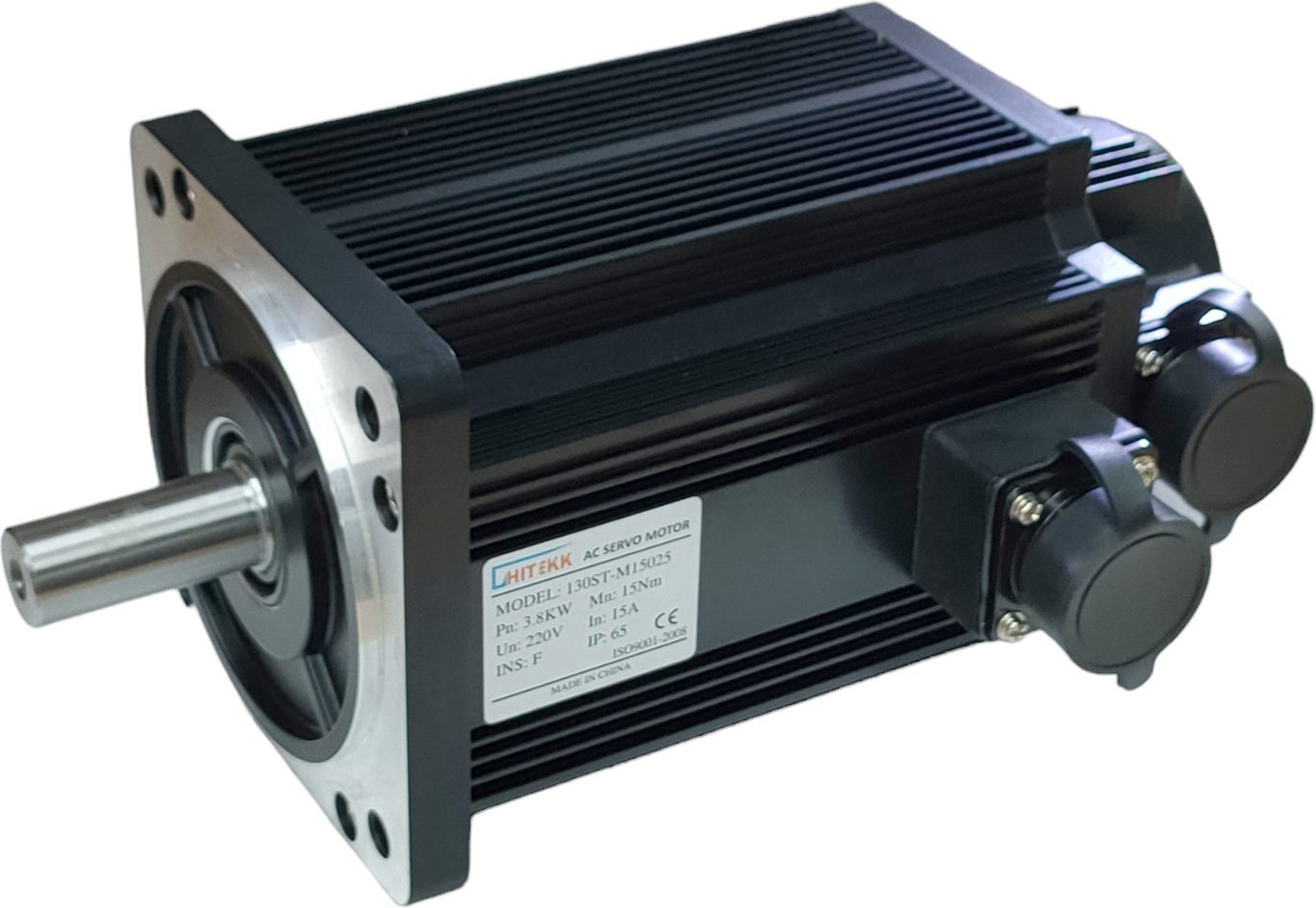AC Servo Motor Hitekk, 130HS-M15025, 3.8kW, 220 VAC, encoder 2500 ppm