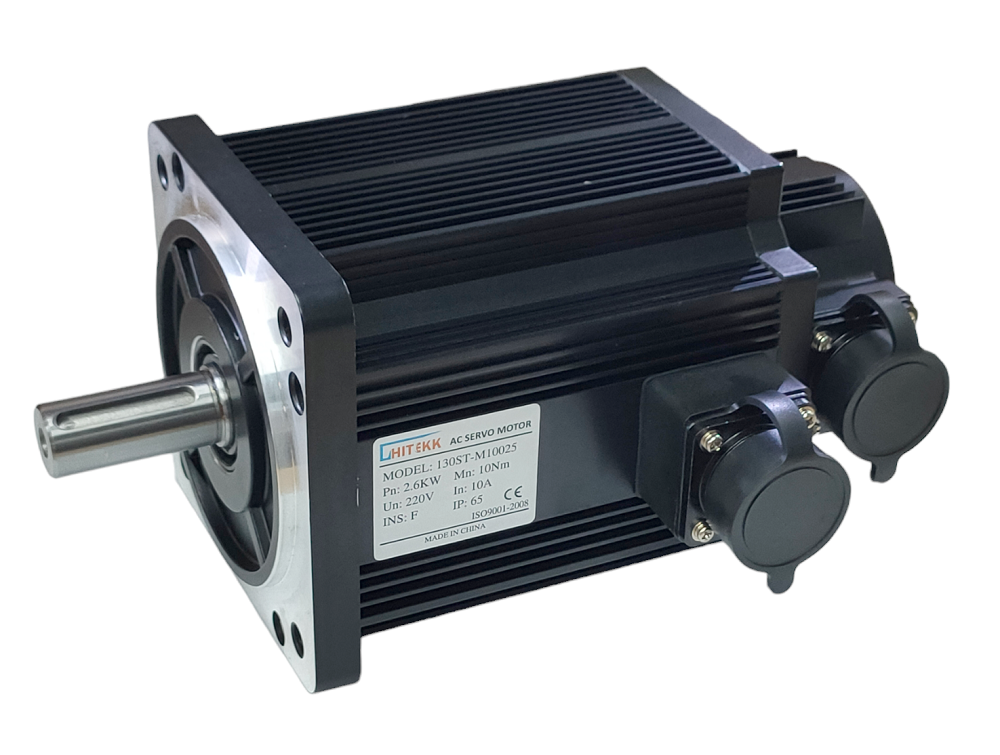 AC Servo Motor Hitekk, 130HS-M10025, 2.6kW, 220 VAC, encoder 2500 ppm