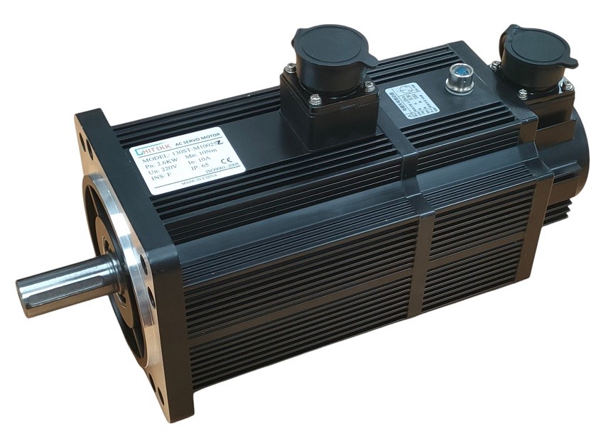 Động cơ servo Hitekk, 130HS-M15025Z with brand brake, 3.8kW, 220 VAC, encoder 2500 ppm